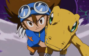 Tai e Agumon como foram parar no mundo real